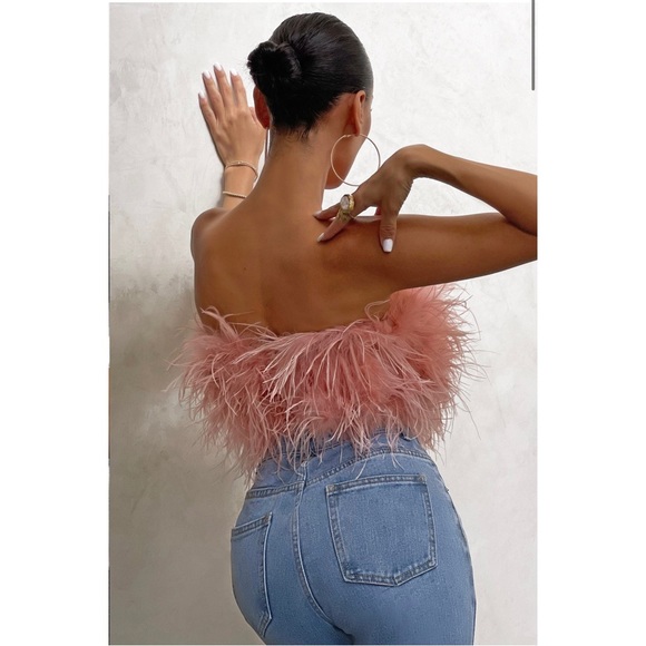 NWT Club L London Feather Top - Picture 4 of 6